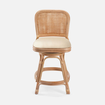 Tatum Upholstered Swivel Counter Stool