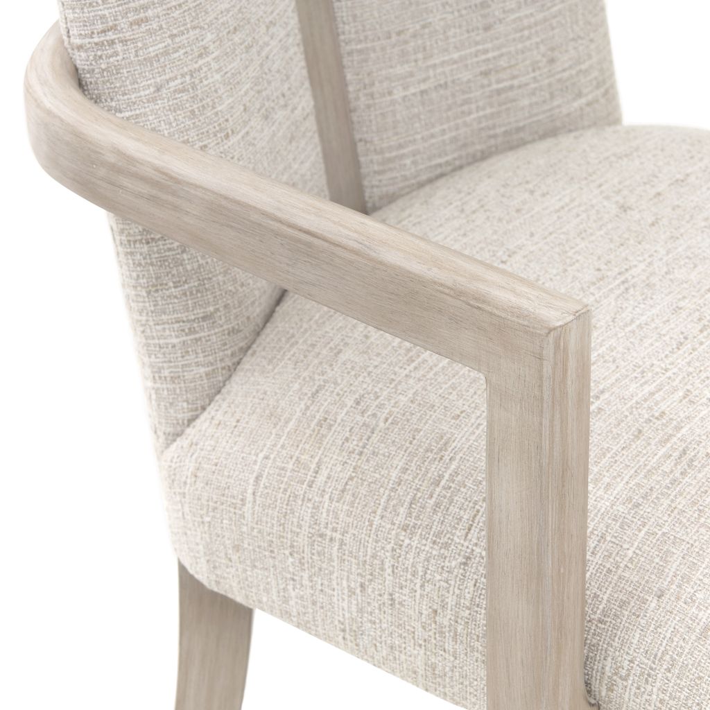 Michael Amini Lotus Bay Dining Arm Chair - Sand