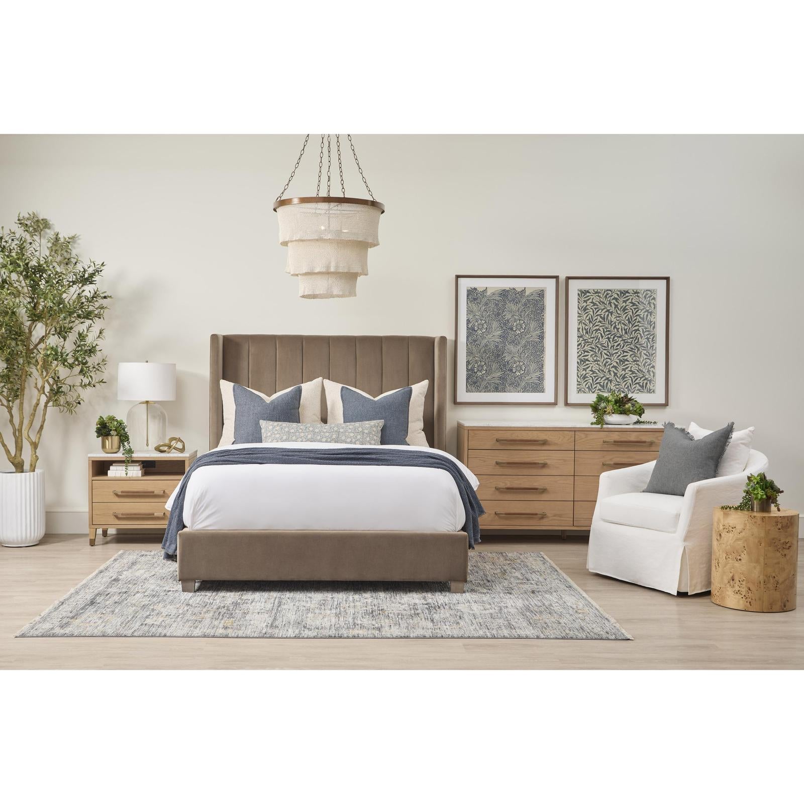 Essentials For Living Faye Slipcover Swivel Club Chair