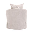 Essentials For Living Faye Slipcover Swivel Club Chair