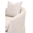 Essentials For Living Faye Slipcover Swivel Club Chair