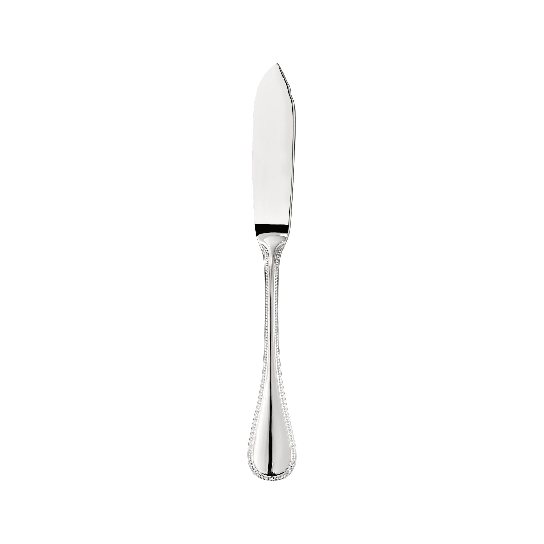 Christofle Steel Perles Stainless Steel Fish Knife