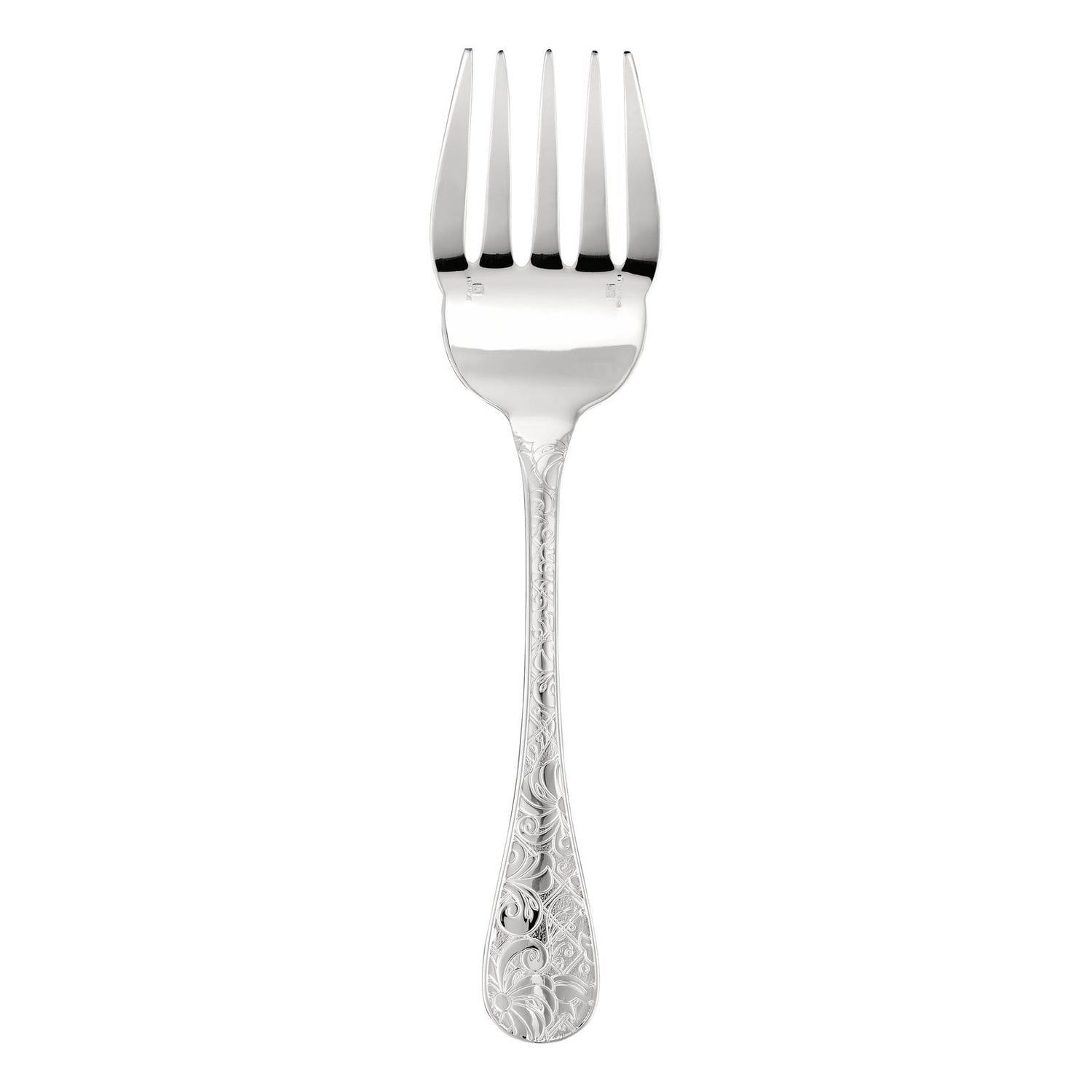 Christofle Jardin d'Eden Silver Plated Fish Serving Fork