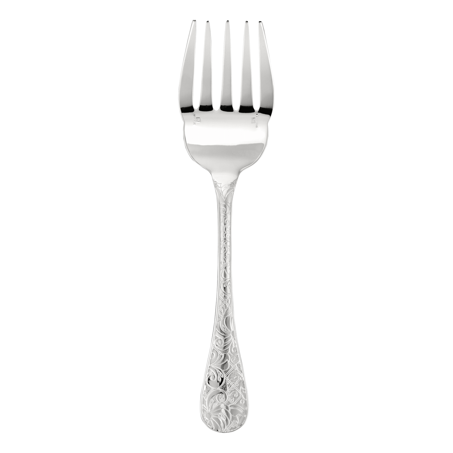 Christofle Jardin d'Eden Silver Plated Fish Serving Fork