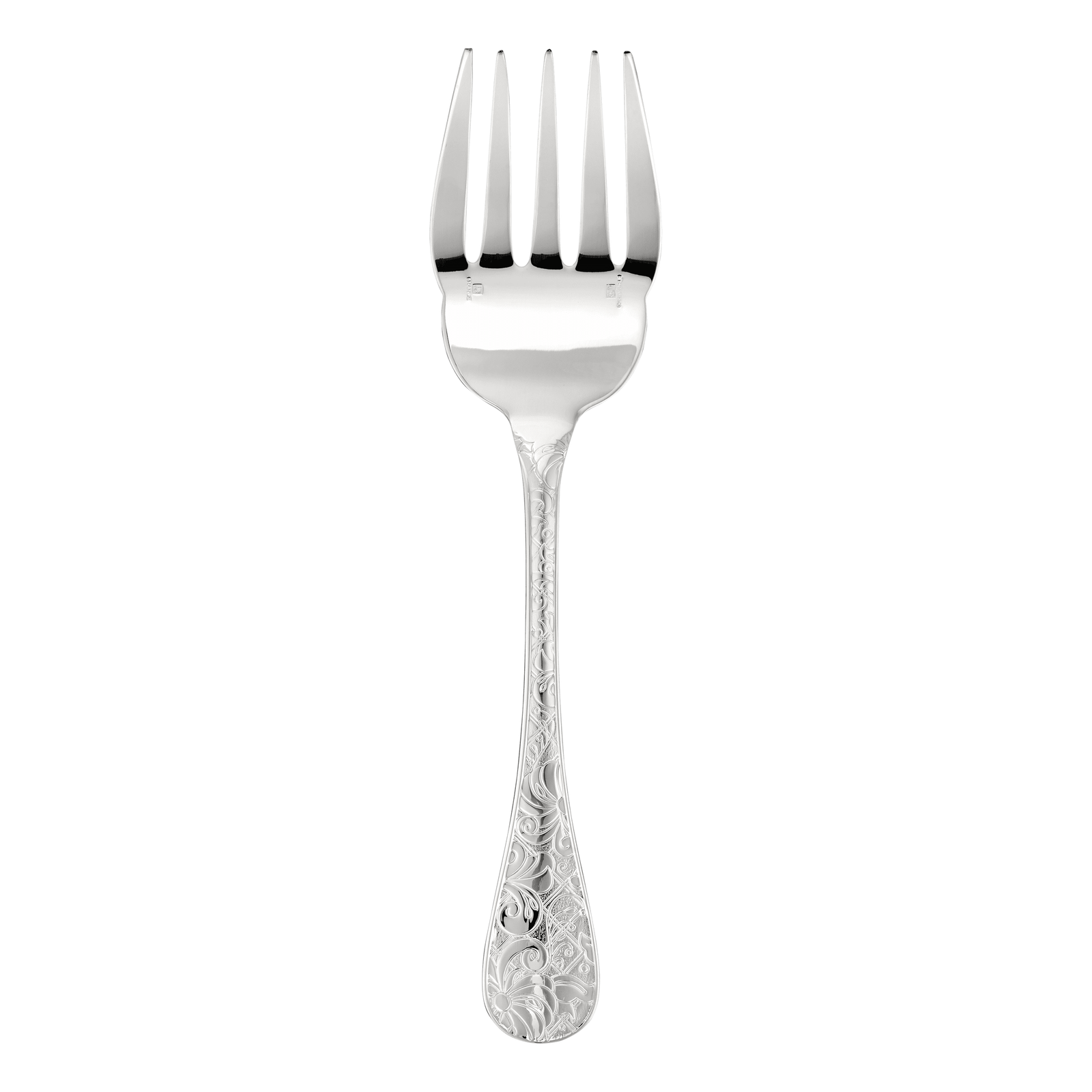 Christofle Jardin d'Eden Silver Plated Fish Serving Fork
