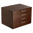 Christofle Essentiel Wood Chest 4 Drawers 145 Pieces