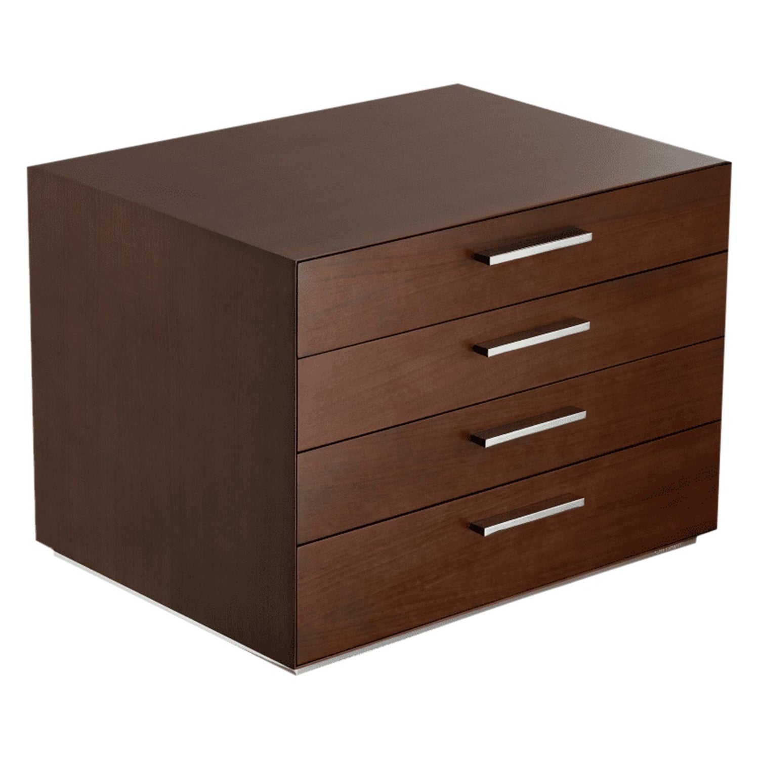 Christofle Essentiel Wood Chest 4 Drawers 145 Pieces