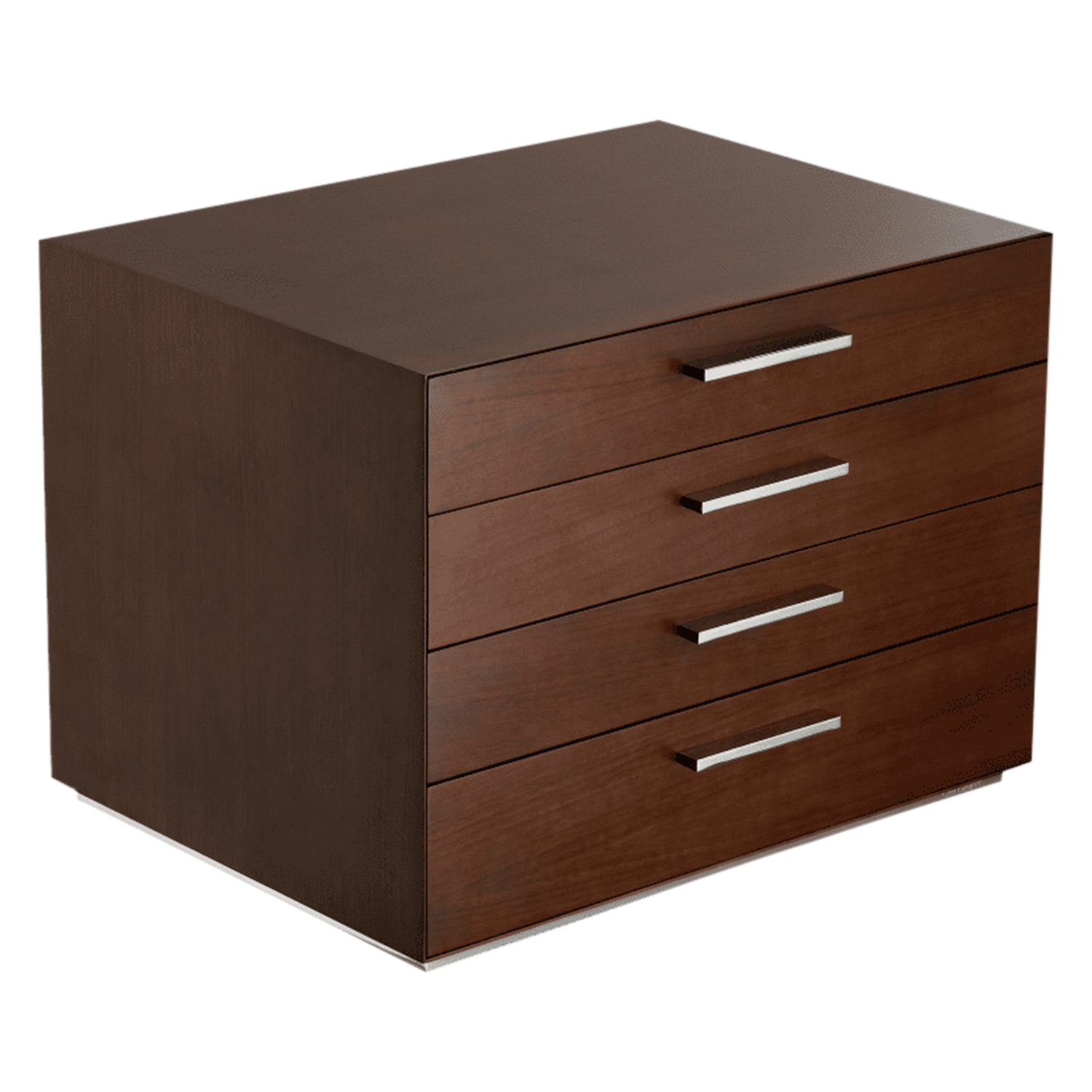 Christofle Essentiel Wood Chest 4 Drawers 145 Pieces