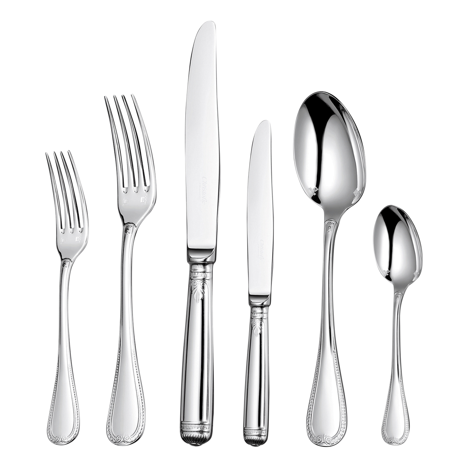 Christofle Malmaison Silver Plated Cutlery Set
