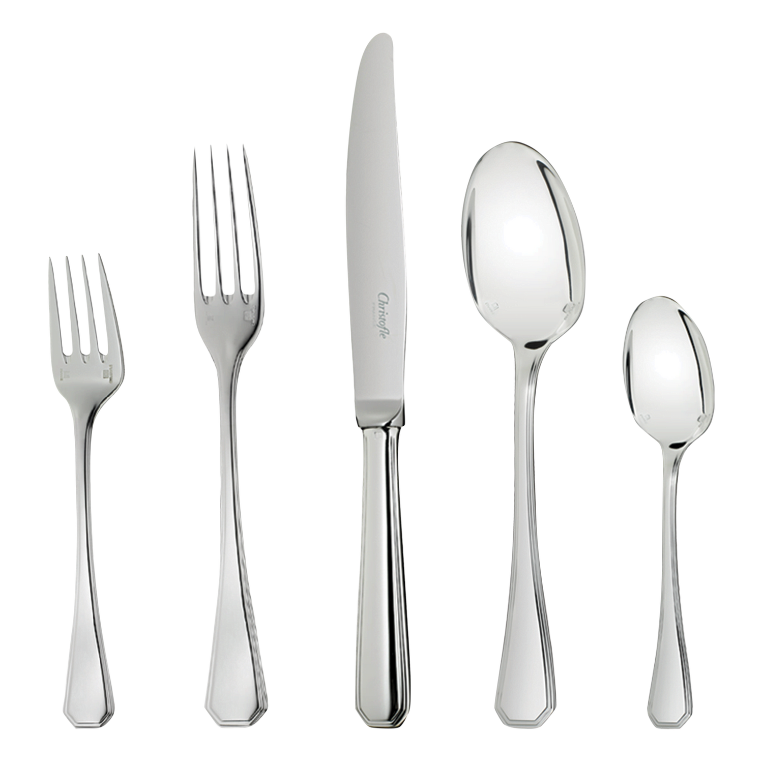 Christofle America Silver Plated Cutlery Set