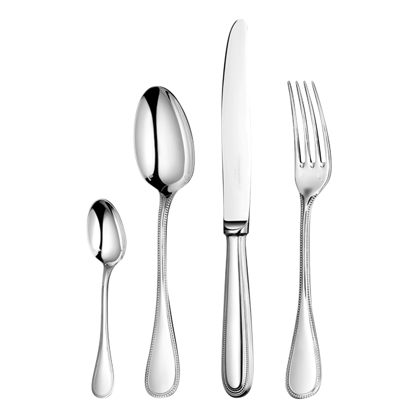 Christofle Perles Silver Plated Cutlery Set
