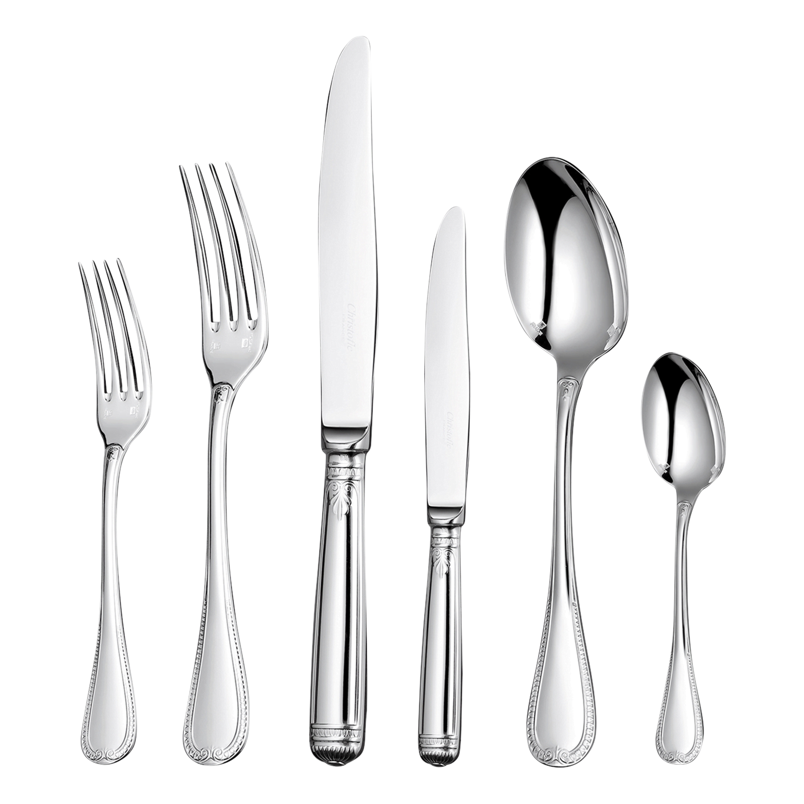 Christofle Malmaison Silver Plated Cutlery Set