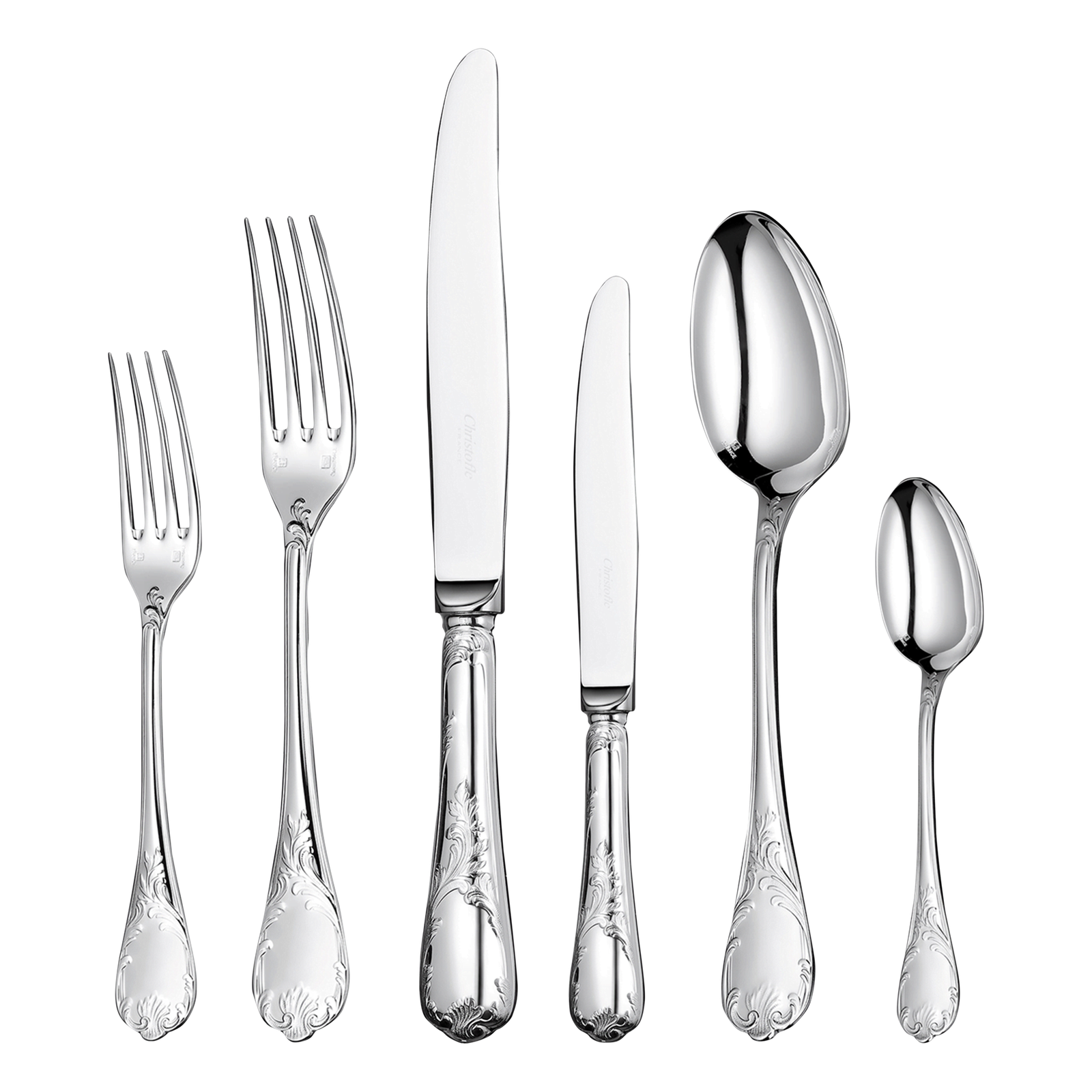 Christofle Marly Silver Plated Cutlery Set