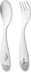 Christofle Beebee Silver-Plated Two-Piece Baby Flatware Set