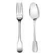 Christofle Cluny Silver Plated 2-Piece Cutlery Set For Children