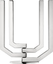 Christofle Arborescence Stainless Steel Candelabra