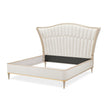 Michael Amini St. Charles Upholstered Bed - Dove Gray