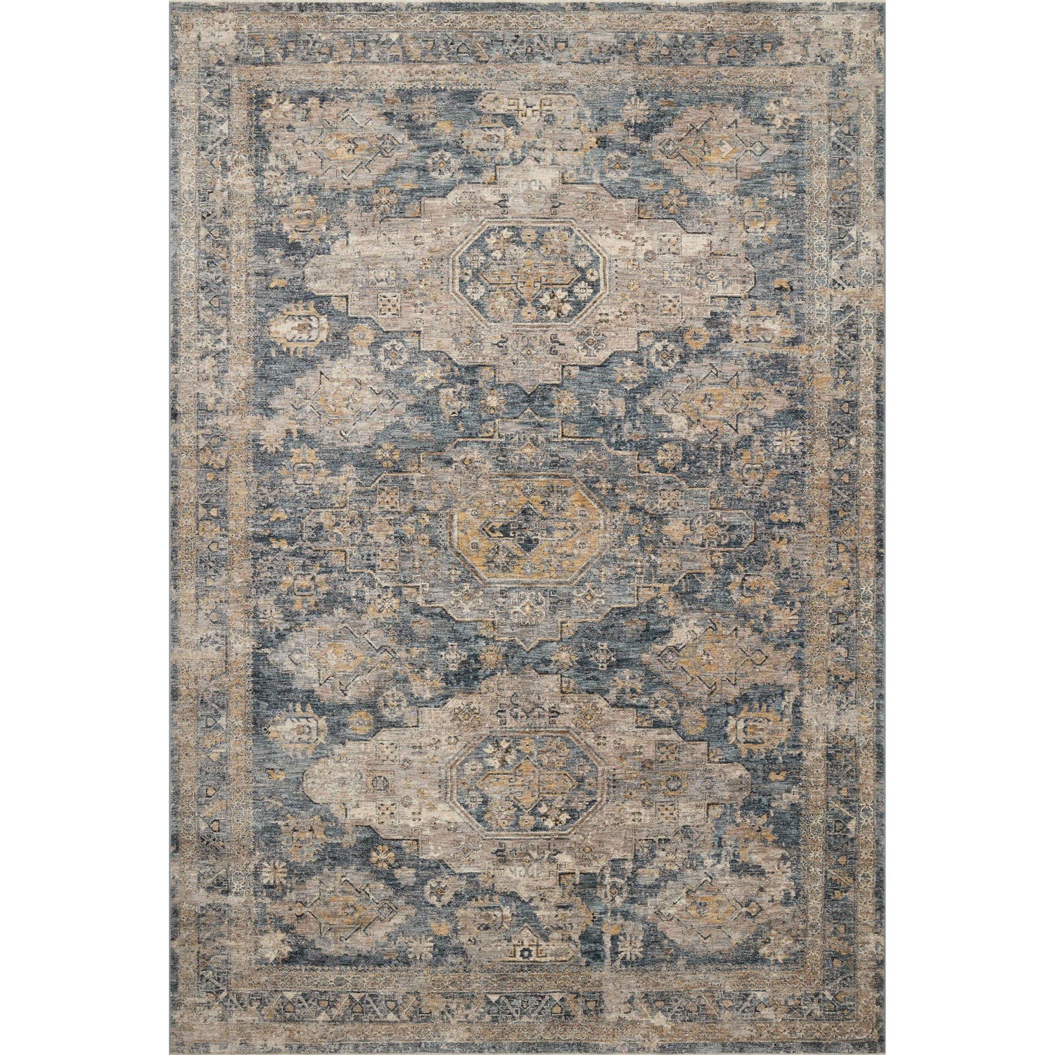 Loloi Gaia GAA-02 Denim / Taupe Rug