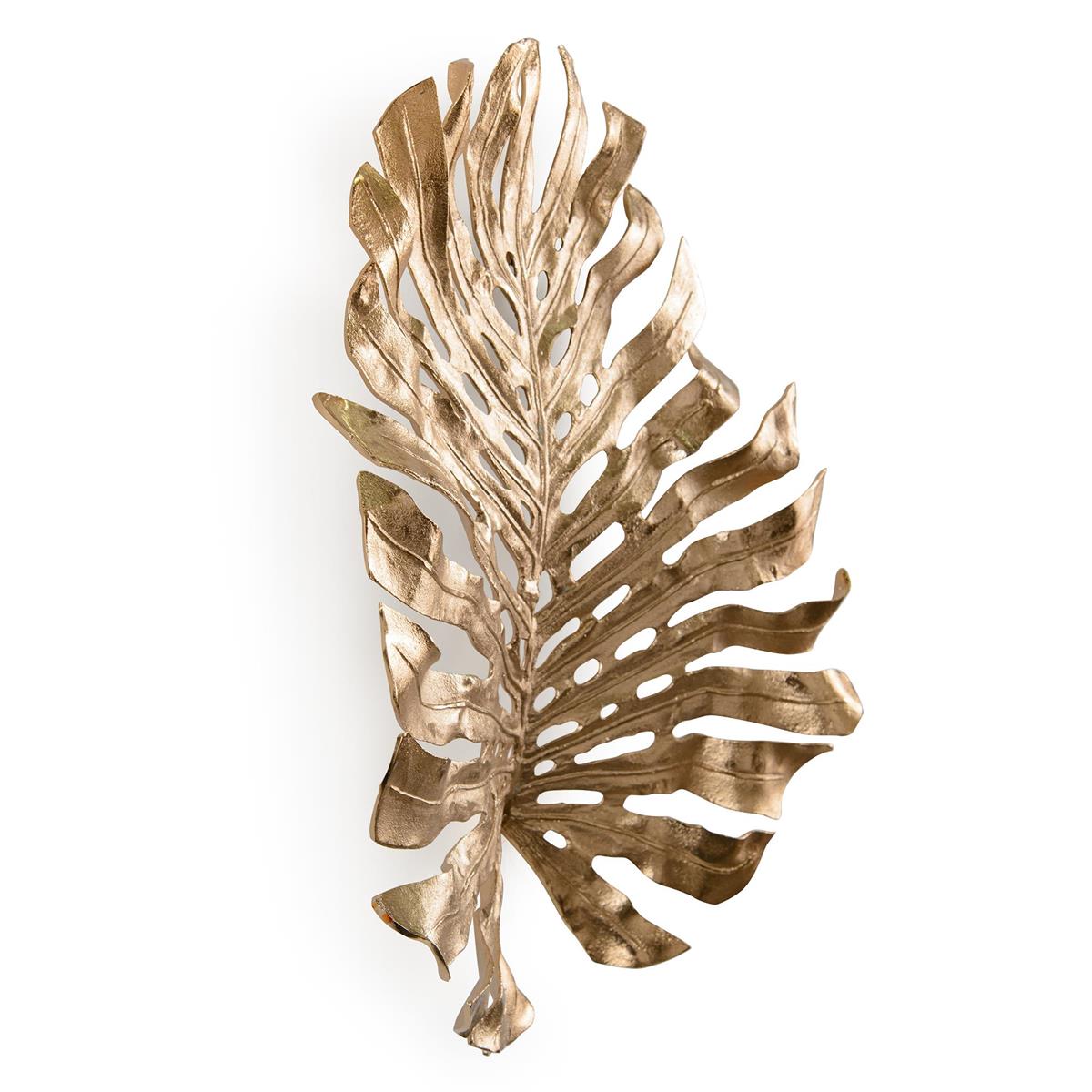 John Richard Gilded Palm Leaf Sculpture I Wall Art