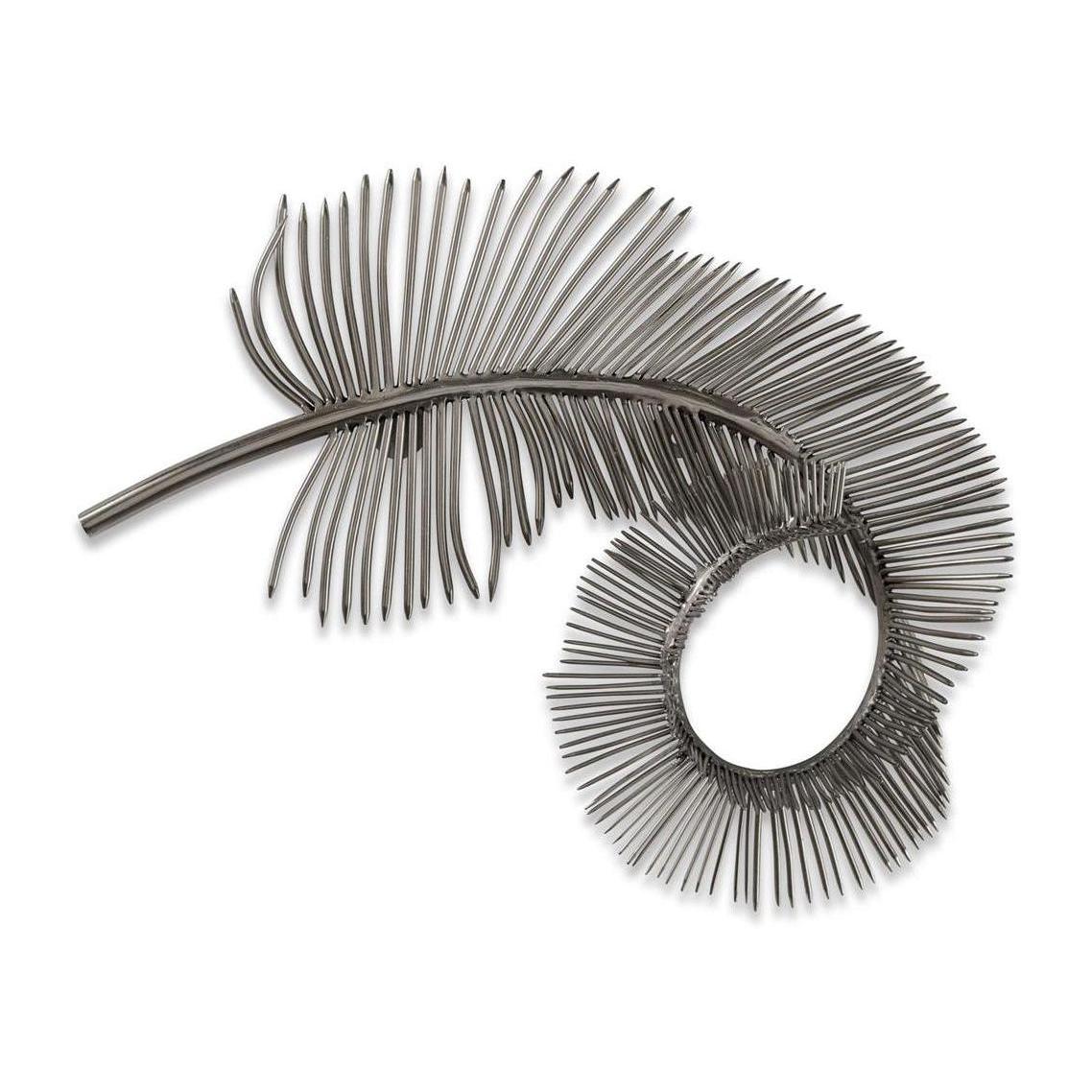 John Richard Coiled Silver Plume II Wall Art