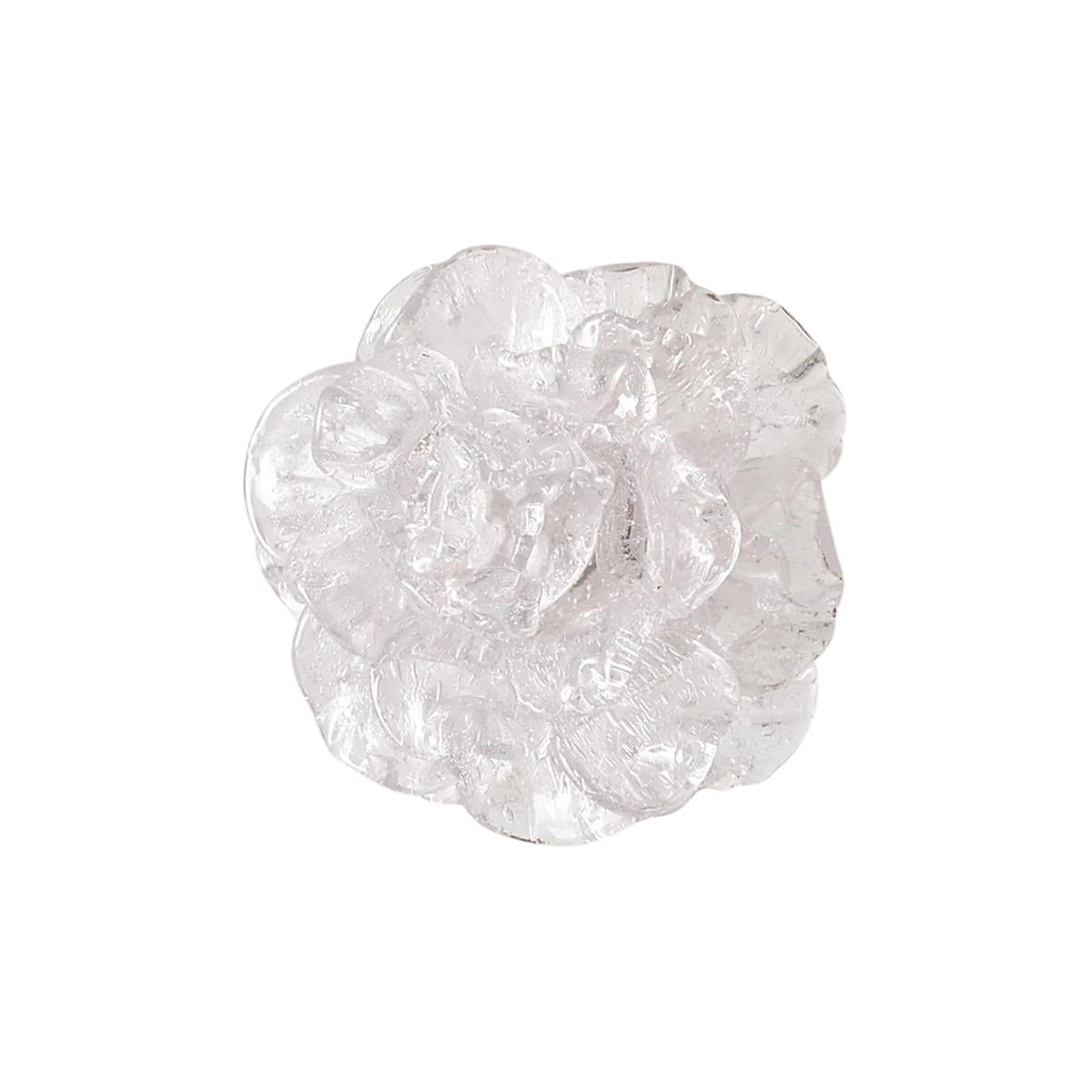 John Richard Clear Glass Flower Wall Art