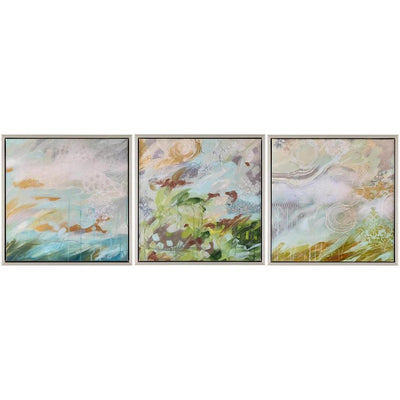 John Richard Decor Susan Zulauf's Breeze Triptych