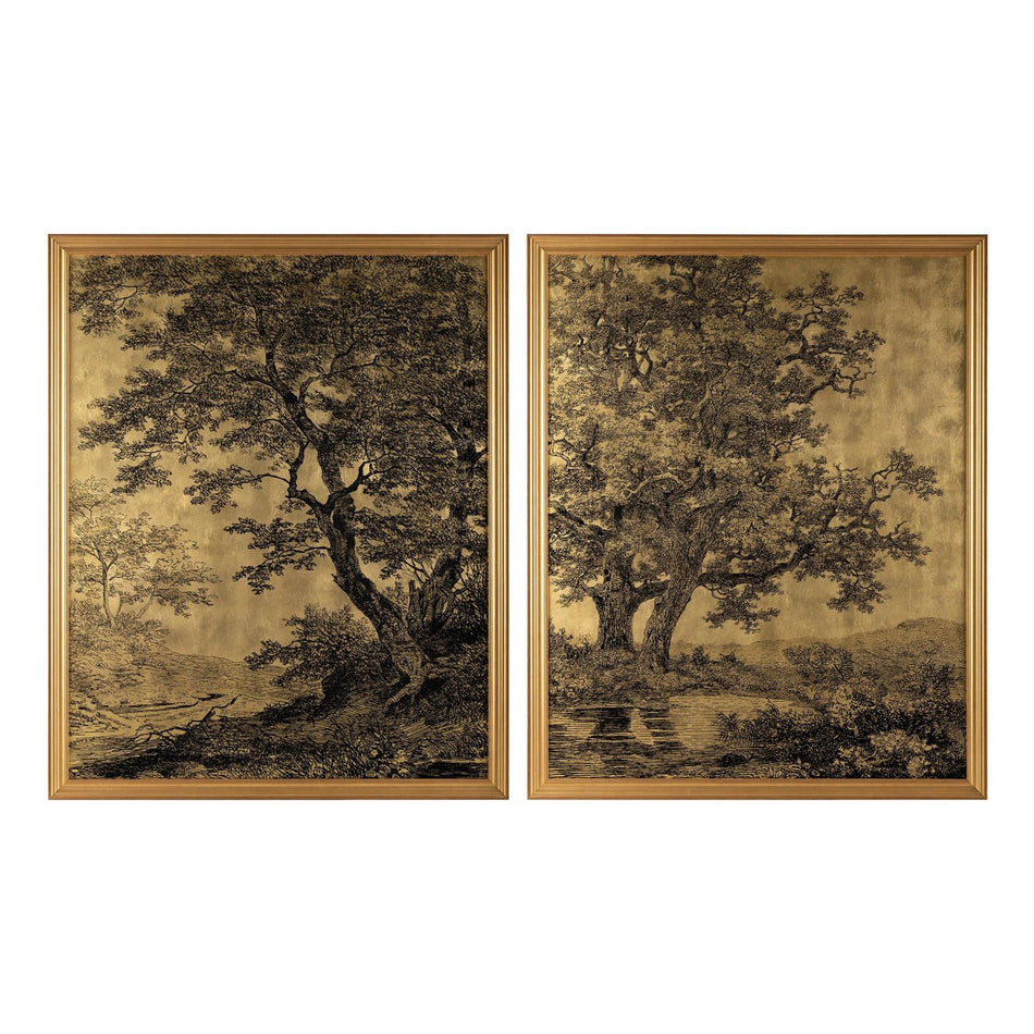 John Richard Grand Oaks Gold, Set of 2
