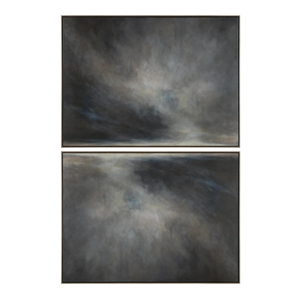John Richard Debra Ferrari's Big Sky No. 1-2 Diptych