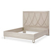 Michael Amini Marin Panel Bed - Greige
