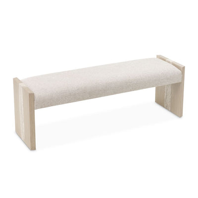 Michael Amini Lotus Bay Bench - Sand