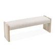 Michael Amini Lotus Bay Bench - Sand
