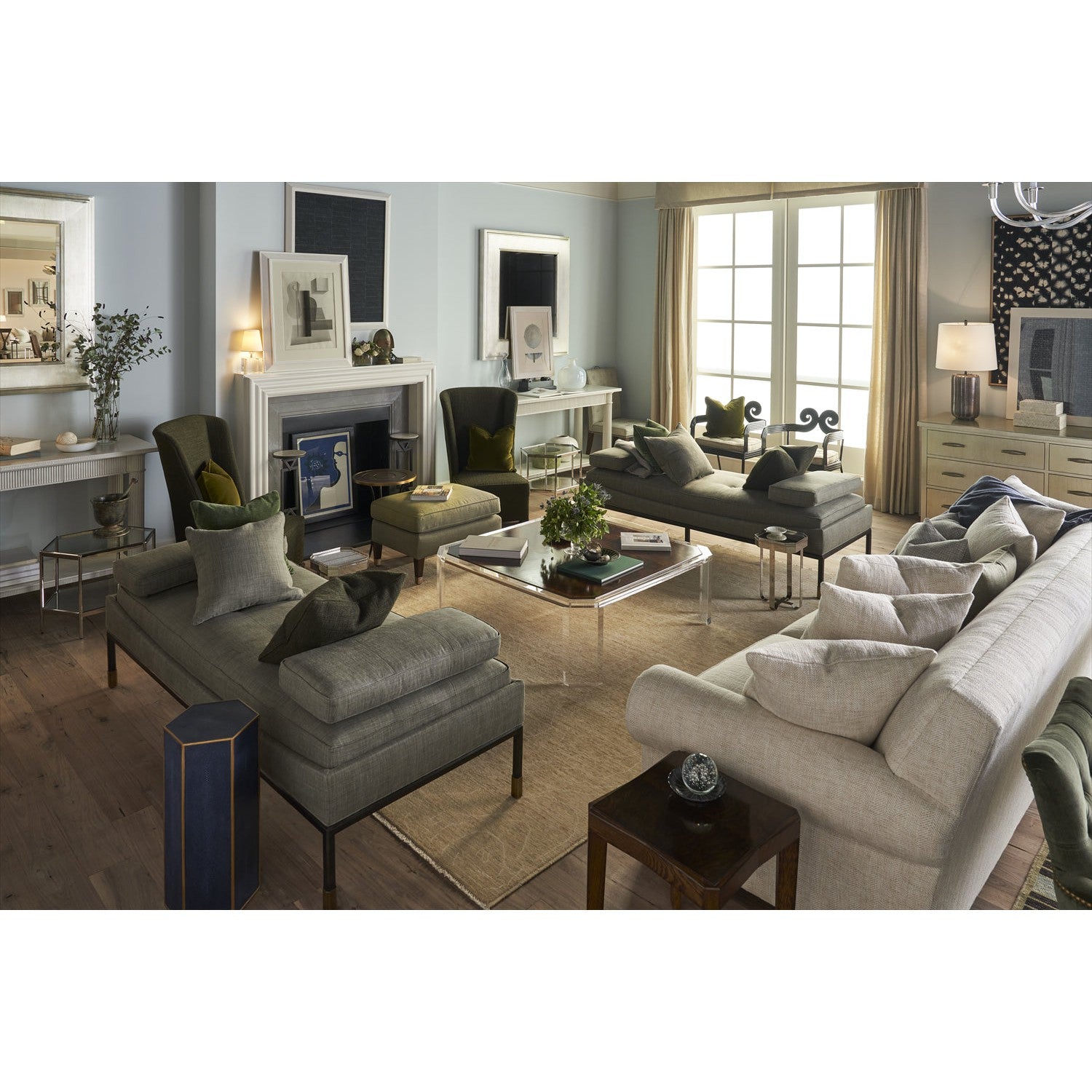 Century Furniture Truly Gallery Tray Side Table