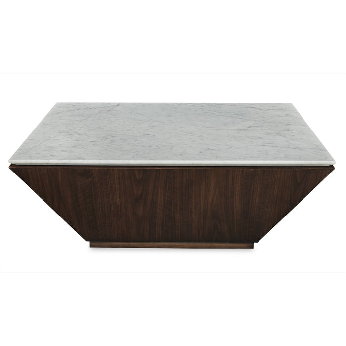 Century Furniture Compositions Cocktail Table with Marble Top