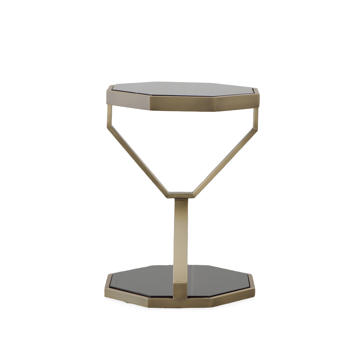 Century Furniture Compositions Drinks Table with Glass Top