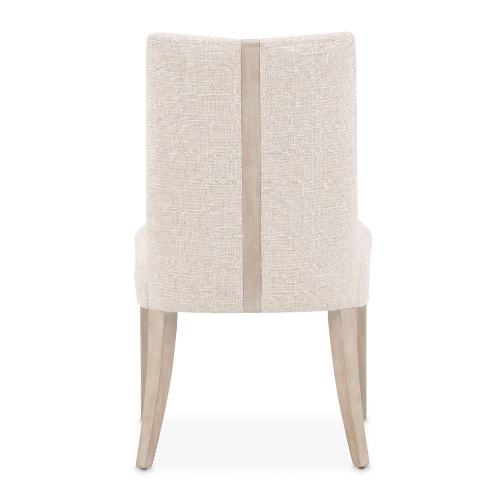 Michael Amini Lotus Bay Dining Side Chair - Sand - Set of 2