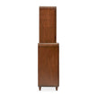 Michael Amini Mason Park Offset Chest with Storage Mirror - Umber