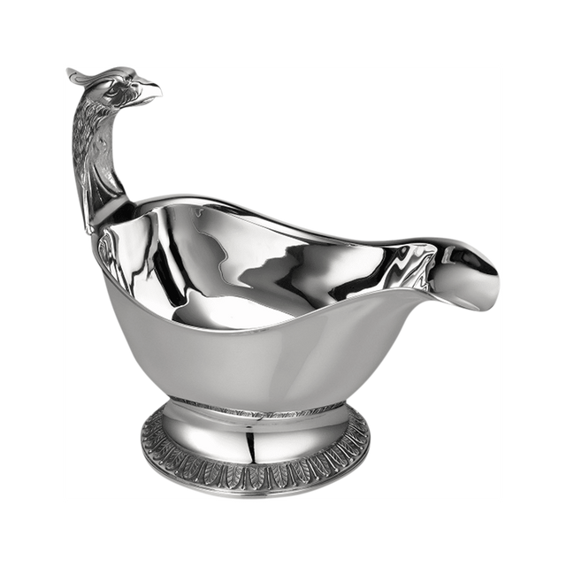 Christofle Malmaison Large Silver-Plated Gravy Boat