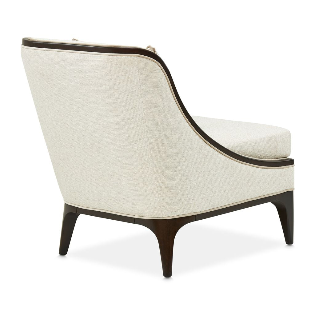 Michael Amini Paris Chic Accent Chair - Cremini/Espresso