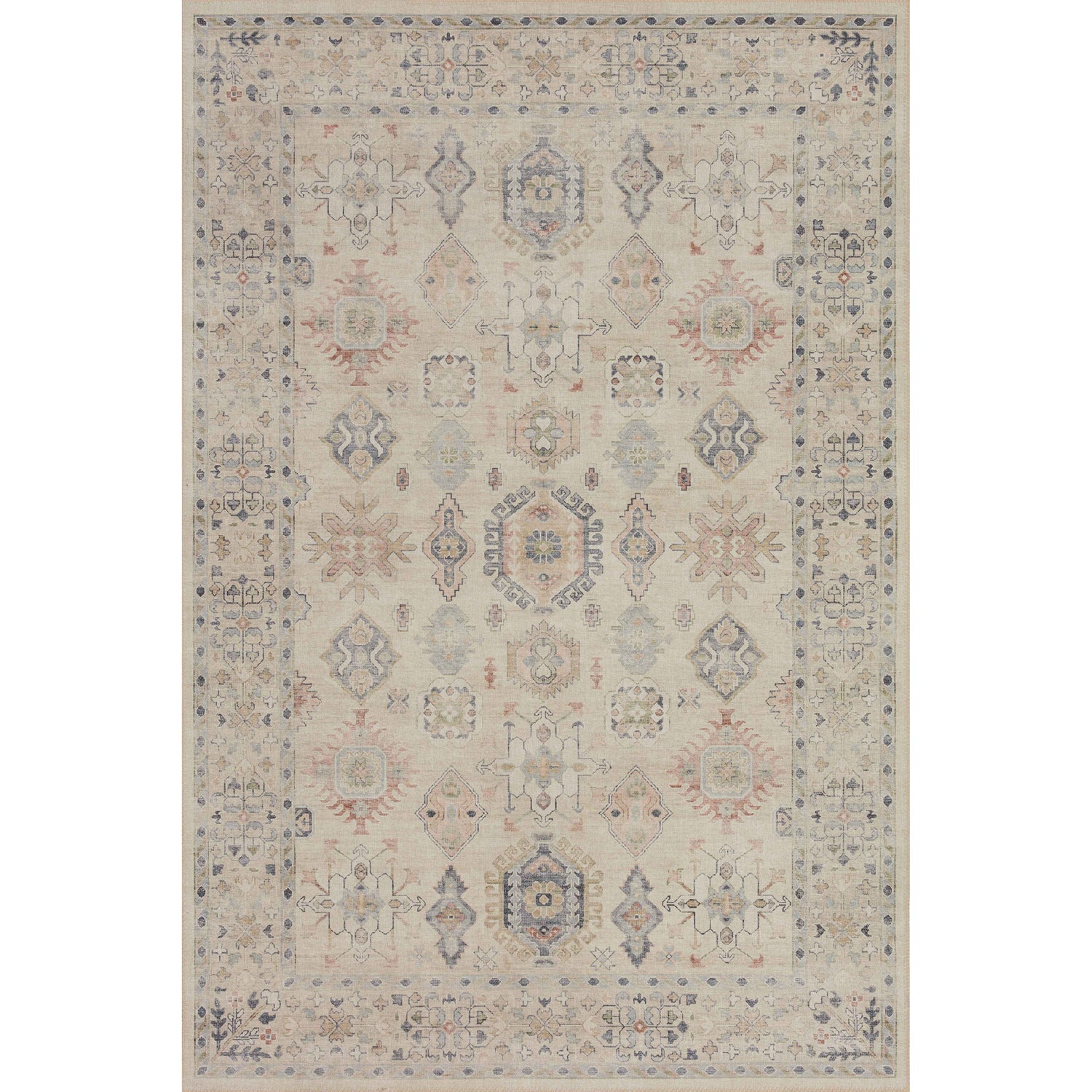 Loloi II Hathaway HTH-04 Beige / Multi Rug