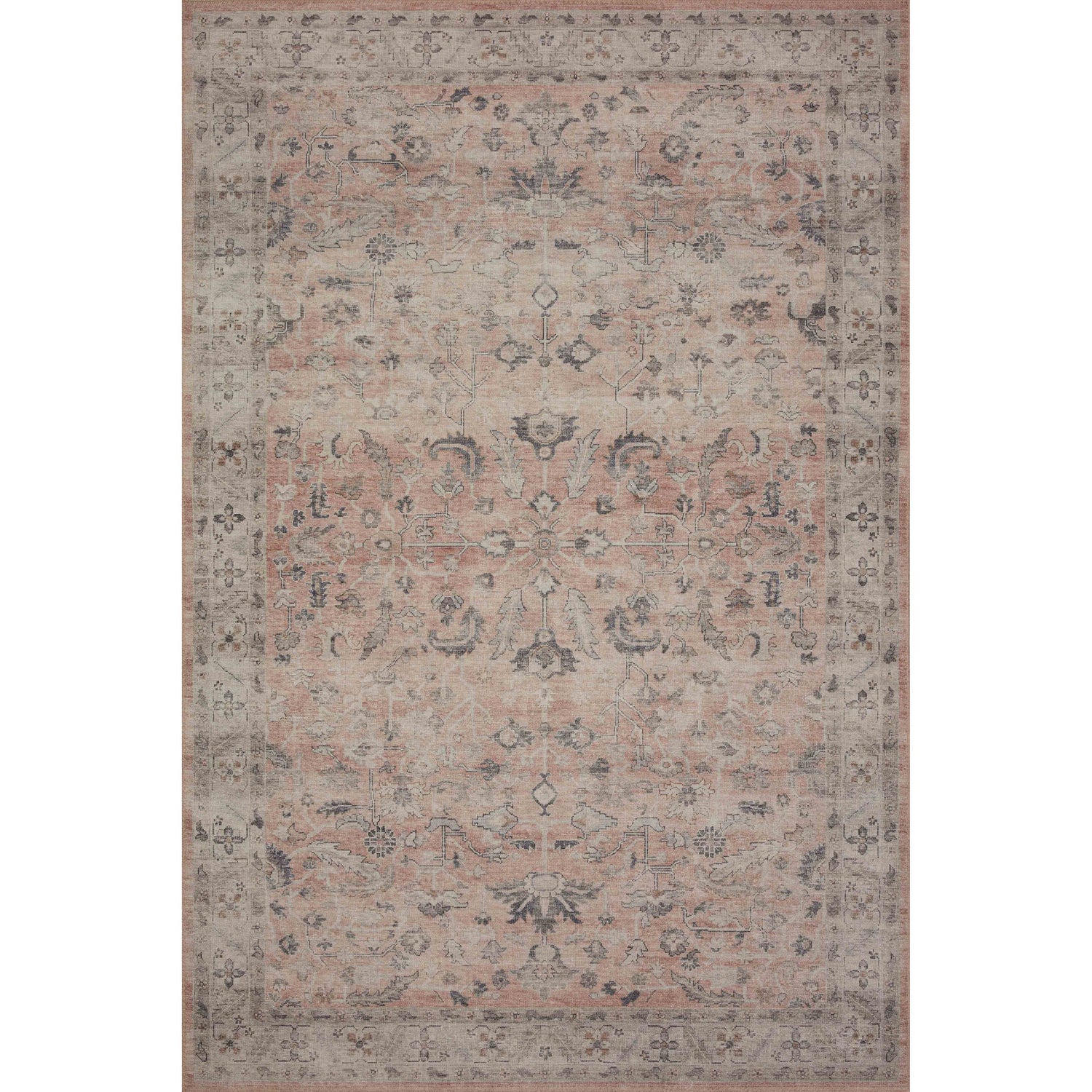 Loloi II Hathaway HTH-06 Blush / Multi Rug
