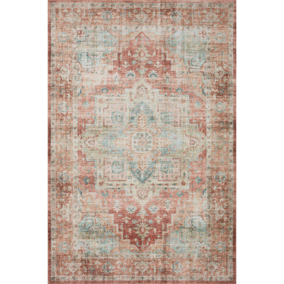 Loloi II Heidi HEI-01 Terracotta / Aqua Rug