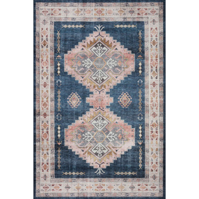 Loloi II Heidi HEI-03 Denim / Blush Rug