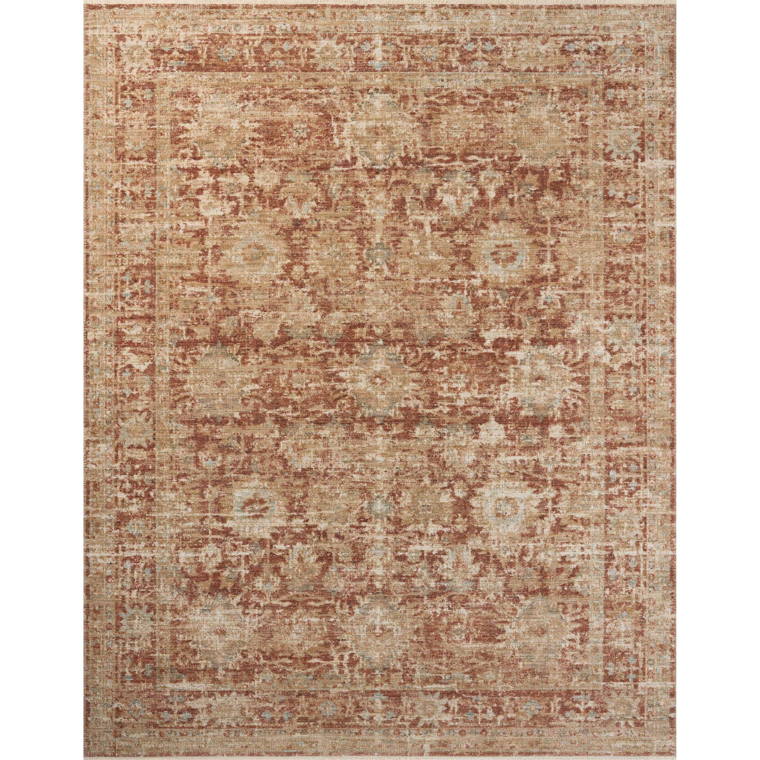 Loloi Heritage HER-03 Brick / Multi Rug