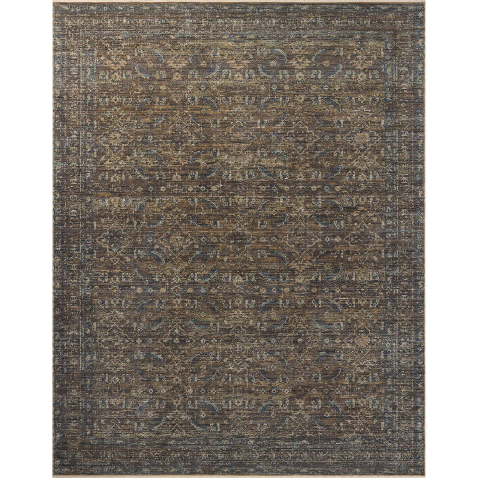 Loloi Heritage HER-14 Lagoon / Tobacco Rug