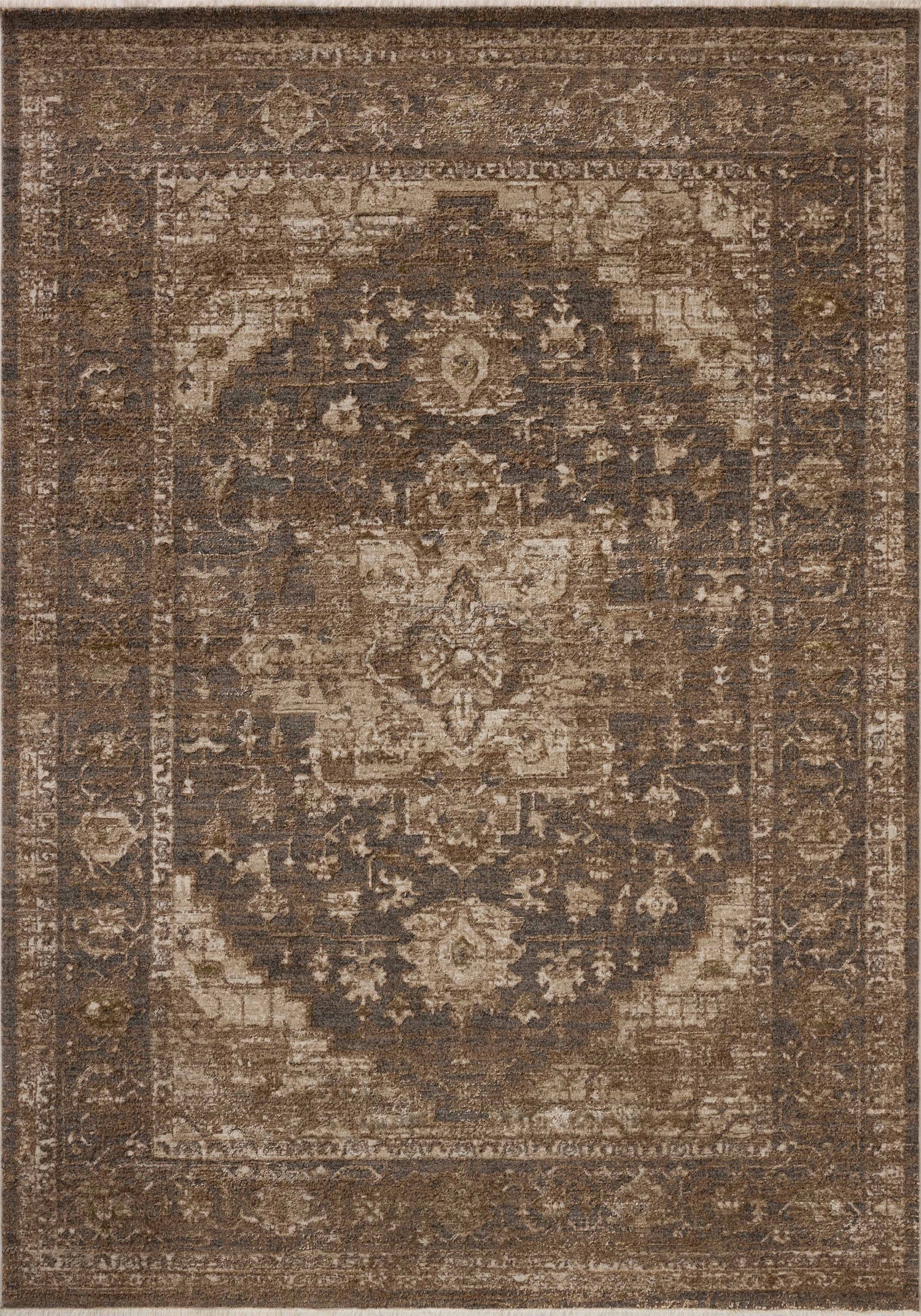 Loloi II HYD-03 Charcoal / Mocha Rug DC10
