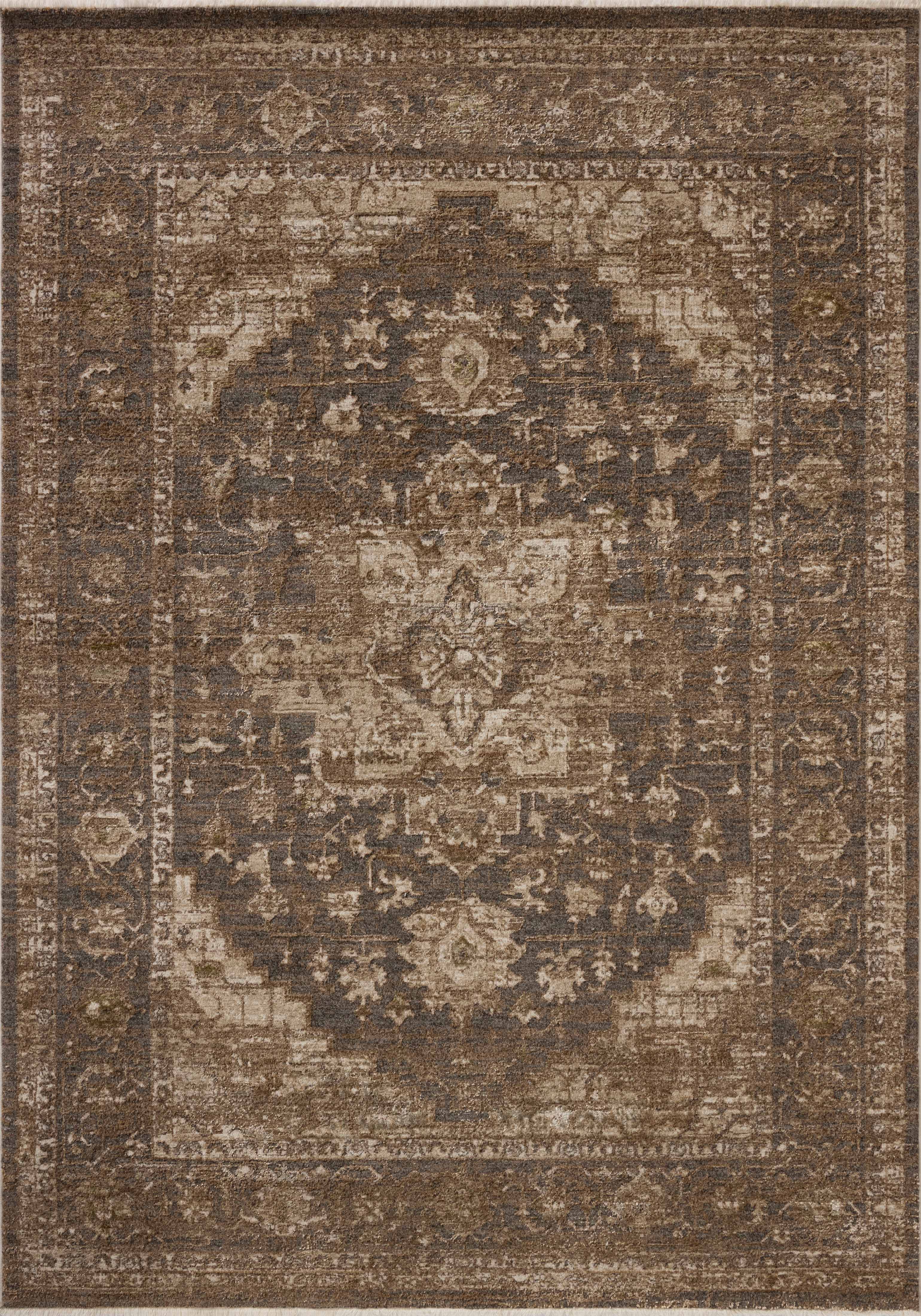 Loloi II HYD-03 Charcoal / Mocha Rug DC10