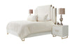 Michael Amini Harlow 4-Piece Comforter Set - Ivory