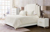 Michael Amini Harlow 4-Piece Comforter Set - Ivory