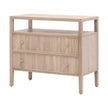 Essentials For Living Highland Open Shelf 2-Drawer Nightstand