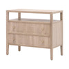 Essentials For Living Highland Open Shelf 2-Drawer Nightstand